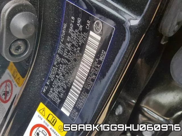 58ABK1GG9HU060976 фото 2