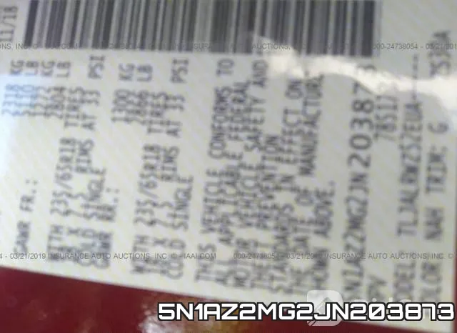 5N1AZ2MG2JN203873 фото 10