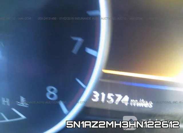 5N1AZ2MH3HN122612 фото 8