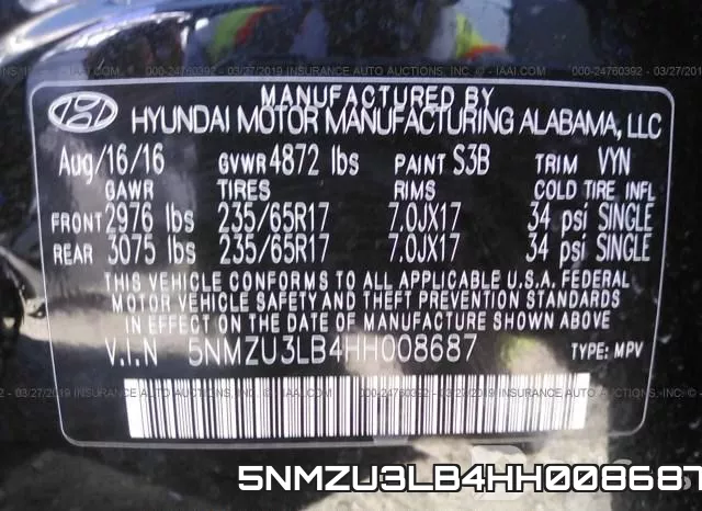 5NMZU3LB4HH008687 фото 10