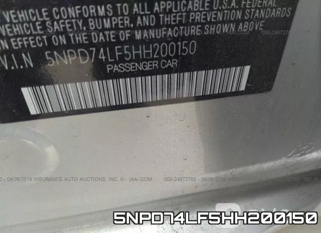 5NPD74LF5HH200150 фото 10
