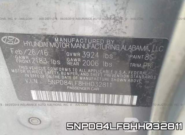5NPD84LF8HH032811 фото 10