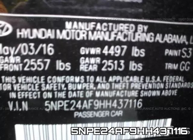 5NPE24AF9HH437116 фото 10