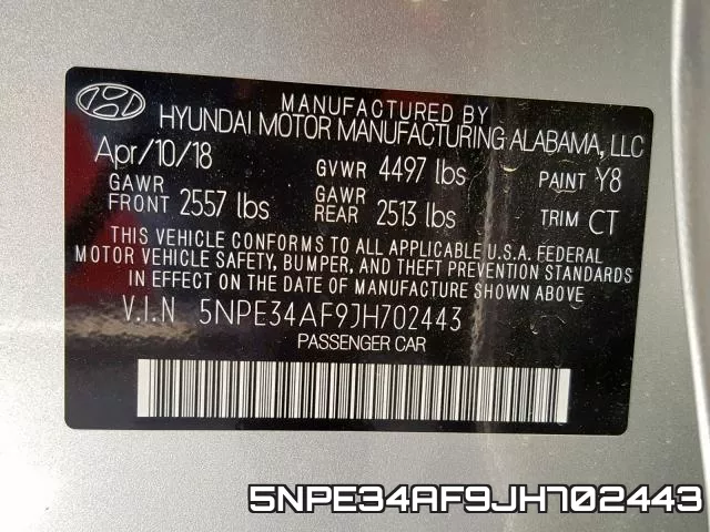 5NPE34AF9JH702443 фото 2
