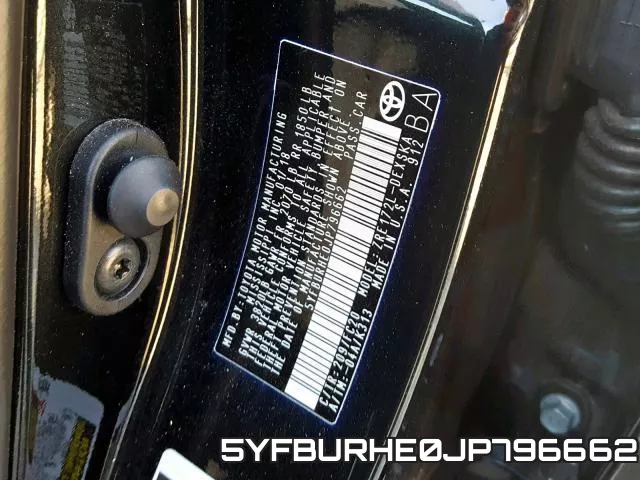 5YFBURHE0JP796662 фото 2