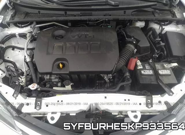 5YFBURHE5KP933564 фото 2