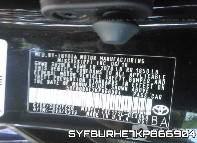 5YFBURHE7KP866904 фото 10