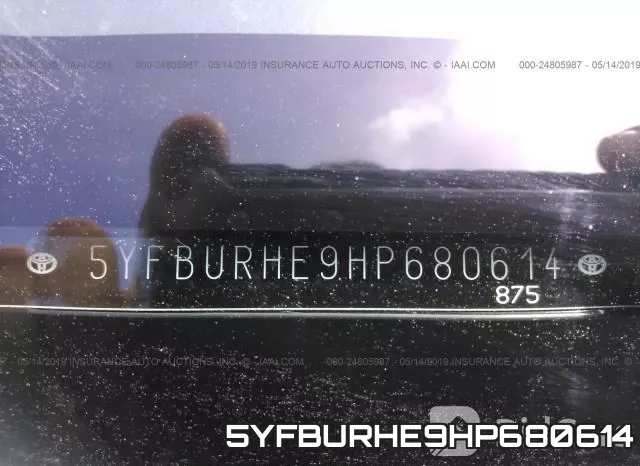 5YFBURHE9HP680614 фото 10