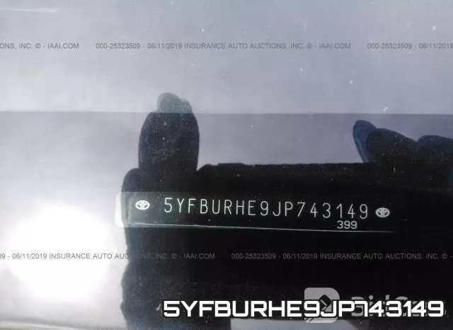 5YFBURHE9JP743149 фото 10