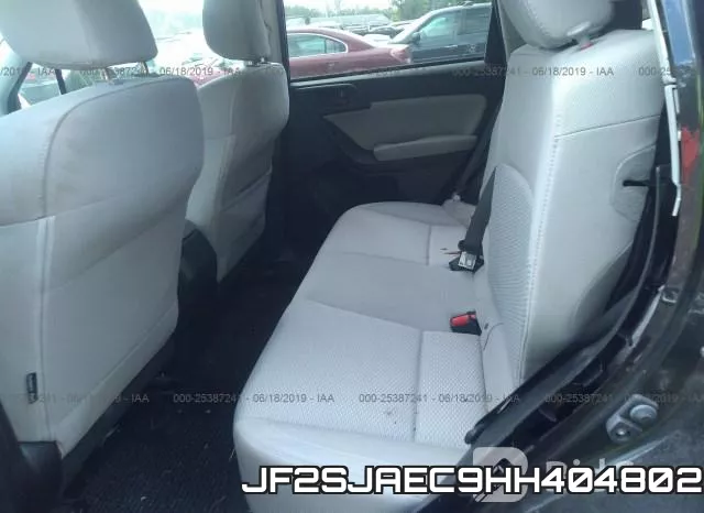 JF2SJAEC9HH404802 фото 9