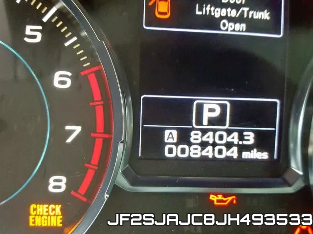 JF2SJAJC8JH493533 фото 9