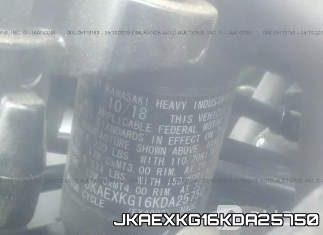 JKAEXKG16KDA25750 фото 2