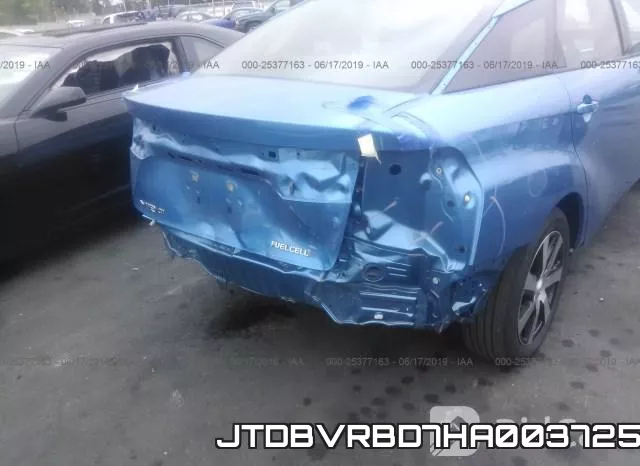 JTDBVRBD7HA003725 фото 7