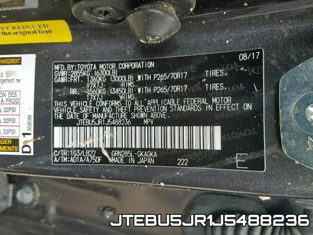 JTEBU5JR1J5488236 фото 2
