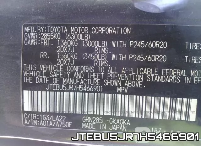 JTEBU5JR7H5466901 фото 10