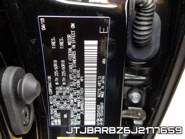 JTJBARBZ6J2177659 фото 2
