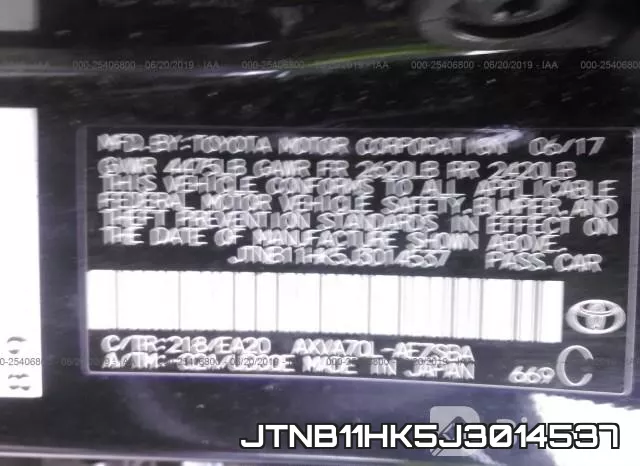 JTNB11HK5J3014537 фото 10
