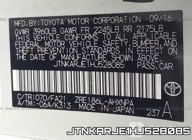 JTNKARJE1HJ528085 фото 10