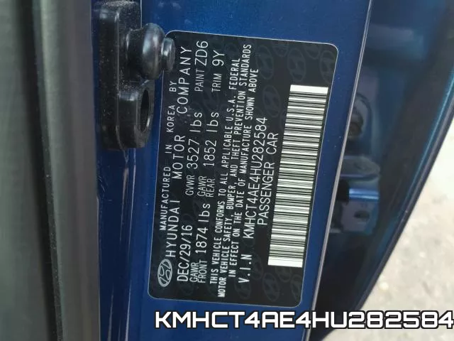 KMHCT4AE4HU282584 фото 2