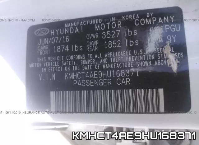 KMHCT4AE9HU168371 фото 10