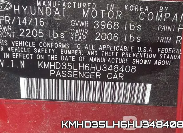 KMHD35LH6HU348408 фото 10