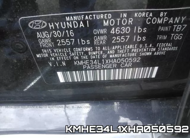 KMHE34L1XHA050592 фото 10
