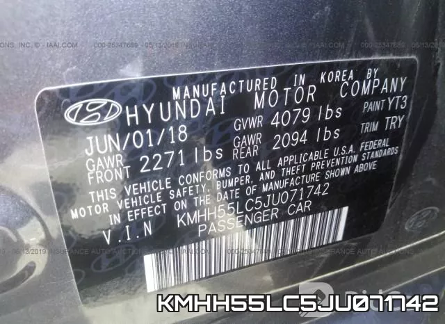 KMHH55LC5JU071742 фото 10