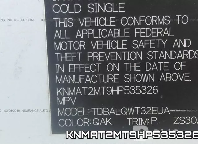 KNMAT2MT9HP535326 фото 10