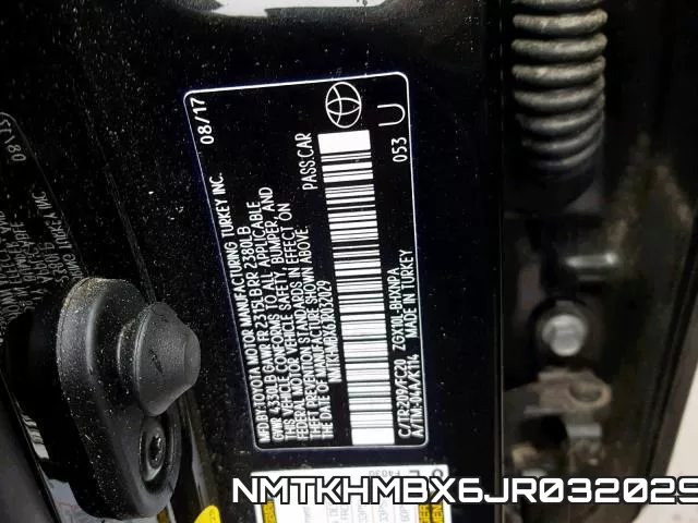 NMTKHMBX6JR032029 фото 2