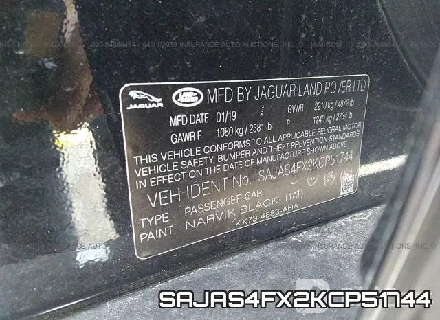 SAJAS4FX2KCP51744 фото 10