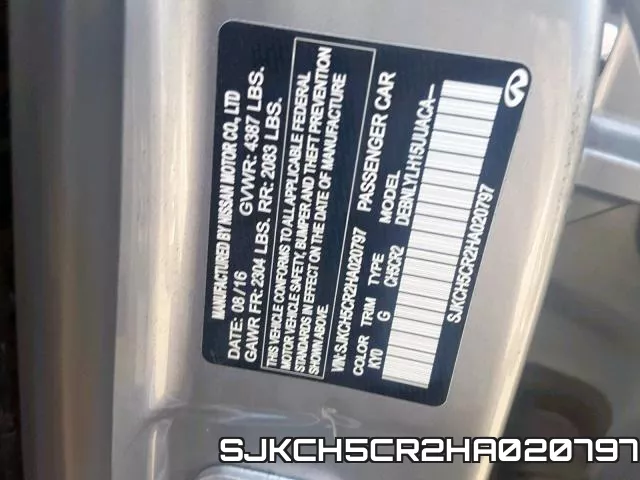 SJKCH5CR2HA020797 фото 2