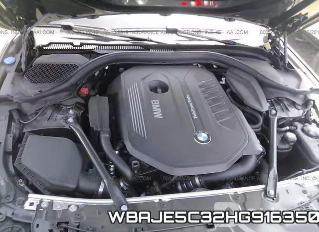 WBAJE5C32HG916350 фото 2