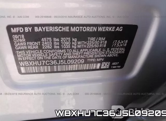 WBXHU7C36J5L09209 фото 10