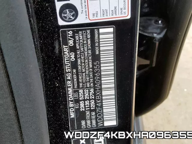 WDDZF4KBXHA096355 фото 2
