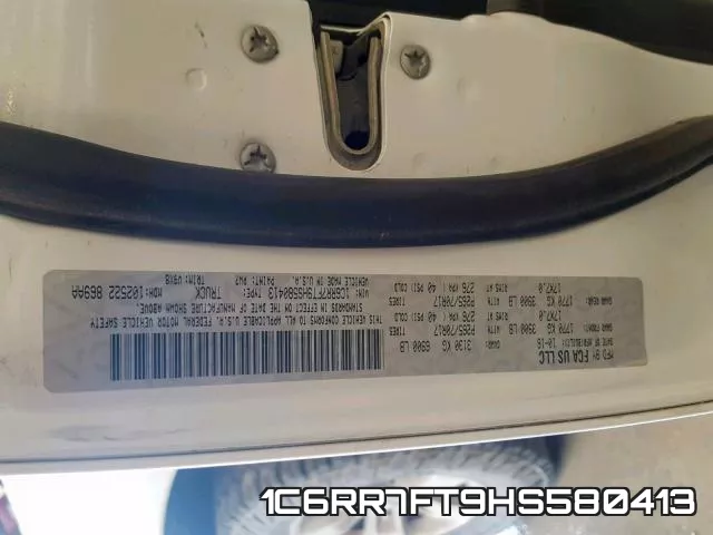 1C6RR7FT9HS580413 фото 2