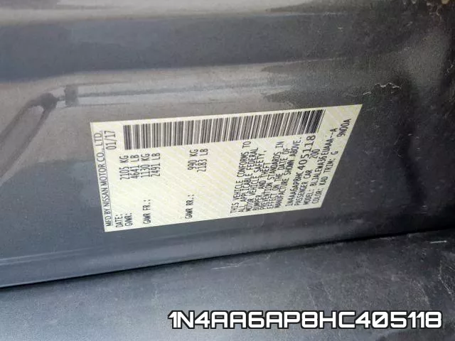 1N4AA6AP8HC405118 фото 2