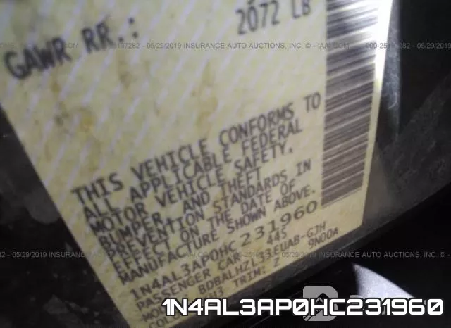 1N4AL3AP0HC231960 фото 10