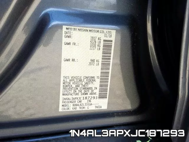 1N4AL3APXJC187293 фото 2