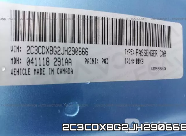 2C3CDXBG2JH290666 фото 10