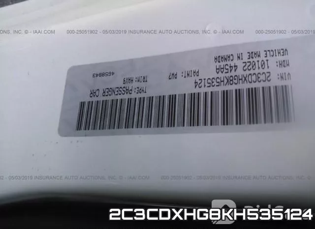 2C3CDXHG8KH535124 фото 10
