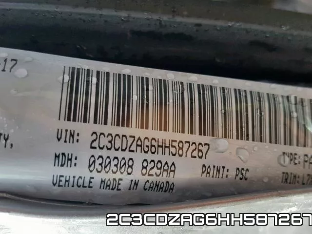2C3CDZAG6HH587267 фото 2