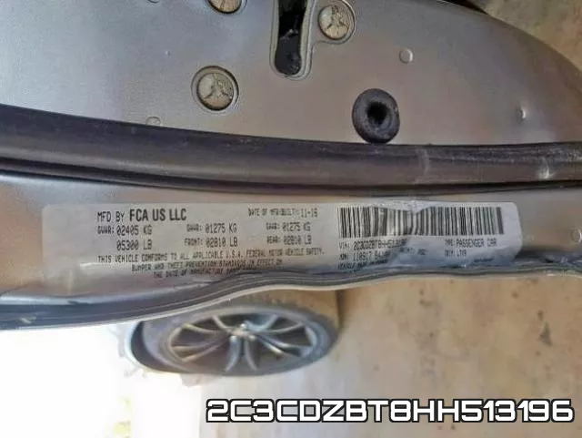 2C3CDZBT8HH513196 фото 2