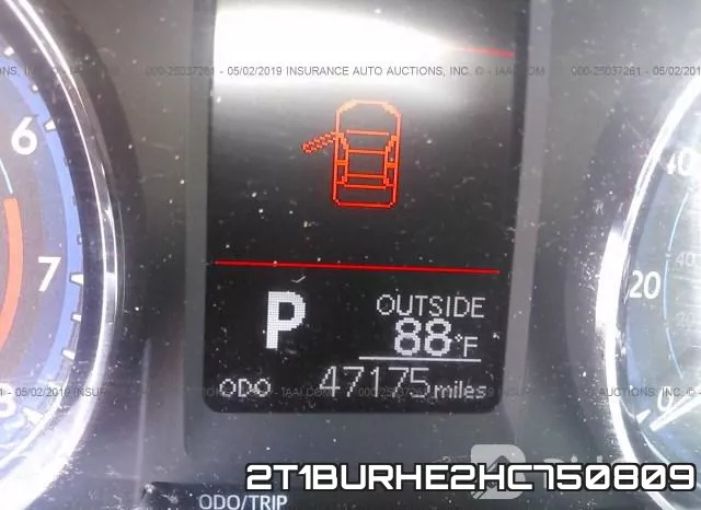 2T1BURHE2HC750809 фото 8