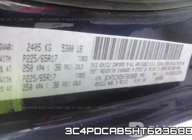 3C4PDCAB5HT603688 фото 9