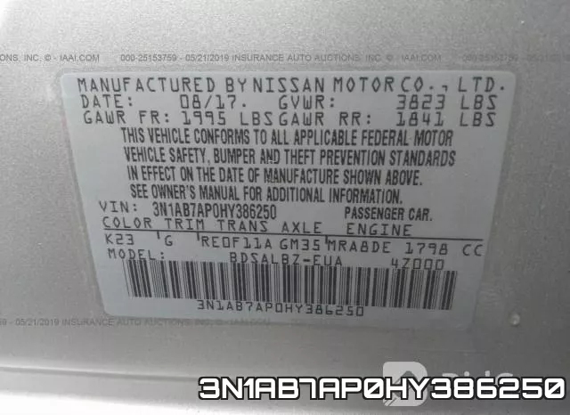 3N1AB7AP0HY386250 фото 10