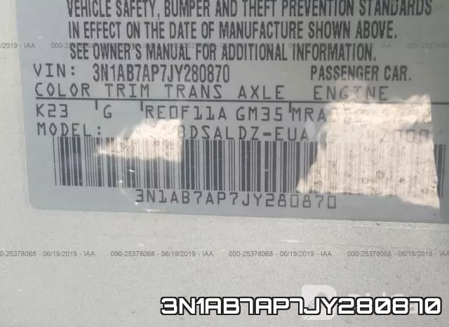 3N1AB7AP7JY280870 фото 10