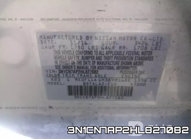 3N1CN7AP2HL827082 фото 10
