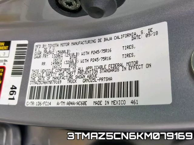 3TMAZ5CN6KM079169 фото 2