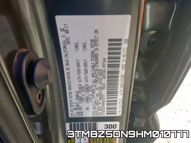 3TMBZ5DN9HM010777 фото 2