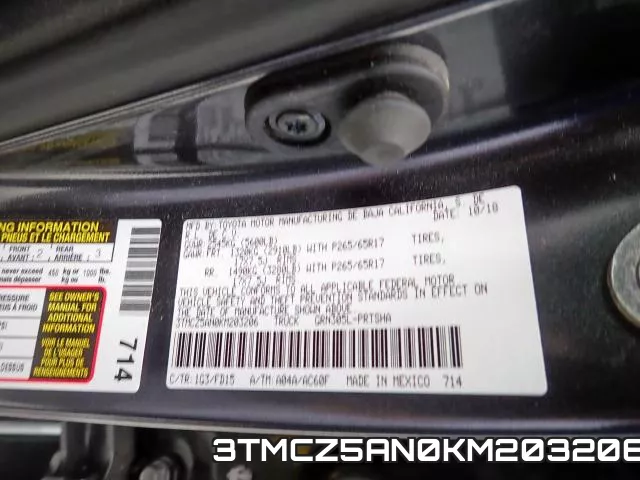 3TMCZ5AN0KM203206 фото 2